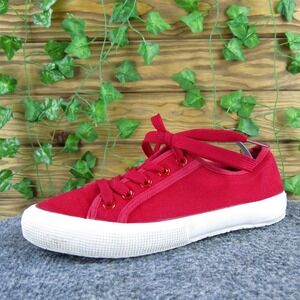 Easy Spirit Women ‎ Sneaker Red Canvas Sz 6 Medium Gently Used 2025
